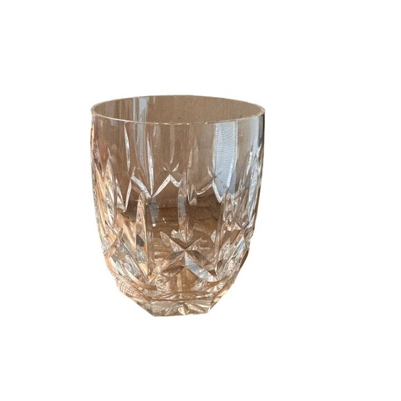 Vintage Waterford Crystal Whiskey Tumbler With Faceted Design - Picture 3 of 4